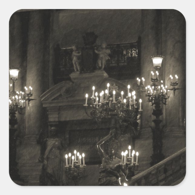 Sticker Carré Le Palais Garnier Paris (Devant)