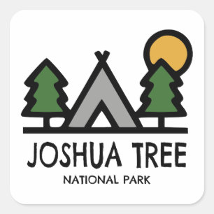 Sticker Carré Le Parc national de Joshua Tree