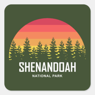 Sticker Carré Le Parc national de Shenandoah