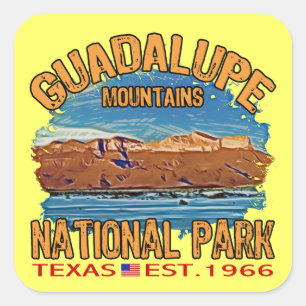 Sticker Carré Le Parc national des Monts Guadalupe