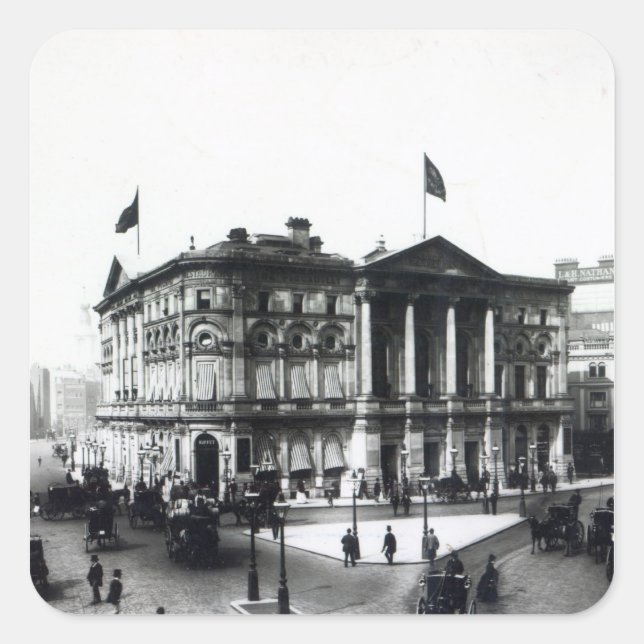 Sticker Carré Le Pavillon de Londres, Piccadilly (Devant)