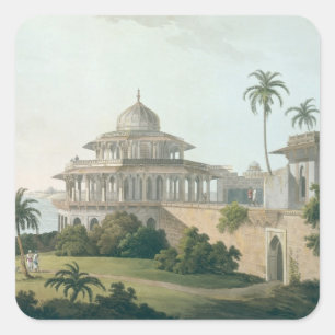 Sticker Carré Le Peloton de Chalees, dans le Fort d'Allahabad su