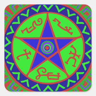 Sticker Carré Le piège du diable