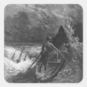 Sticker Carré Le pilote s'évanouit