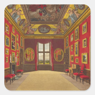 Sticker Carré Le placard du roi, Château de Windsor, de Royal Re