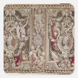 Sticker Carré Le Portiere du célèbre, atelier de gobelins