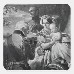 Sticker Carré Le premier de mai 1851, gravé par Werner