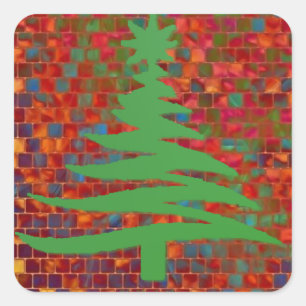 Sticker Carré Le Prince Vert moderne