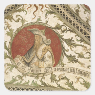 Sticker Carré Le Prophète Micah, de la Loggia d'Annunciazione