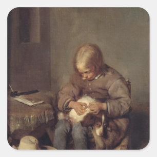 Sticker Carré Le Puce-Receveur c.1655