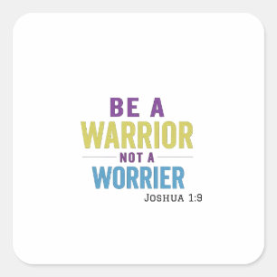 Sticker Carré Le Quotidien contre les défis de la vie