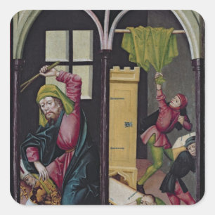 Sticker Carré Le Retable de Saint Nicolas