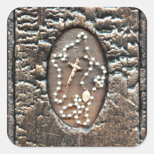 Sticker Carré Le Rosaire