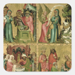 Sticker Carré Le sacrifice de Joachim, la circoncision de