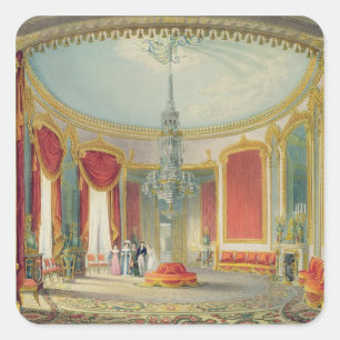 Sticker Carré Le Salon dans sa phase finale de Vues sur le Ro