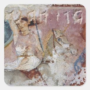 Sticker Carré Le Sarcophage des Amazones