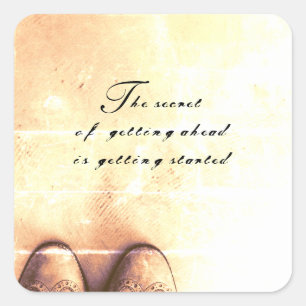 Sticker Carré Le Secret de l'avancement