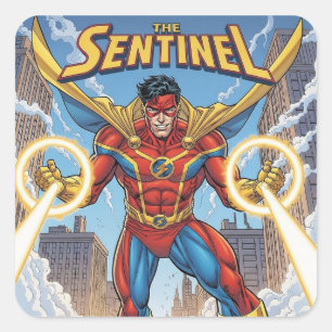 Sticker Carré Le Sentinel