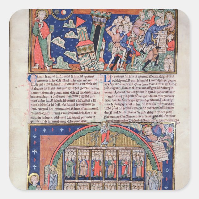 Sticker Carré Le sixième sceau (Devant)