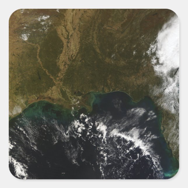 Sticker Carré Le sud-est des États-Unis (Devant)