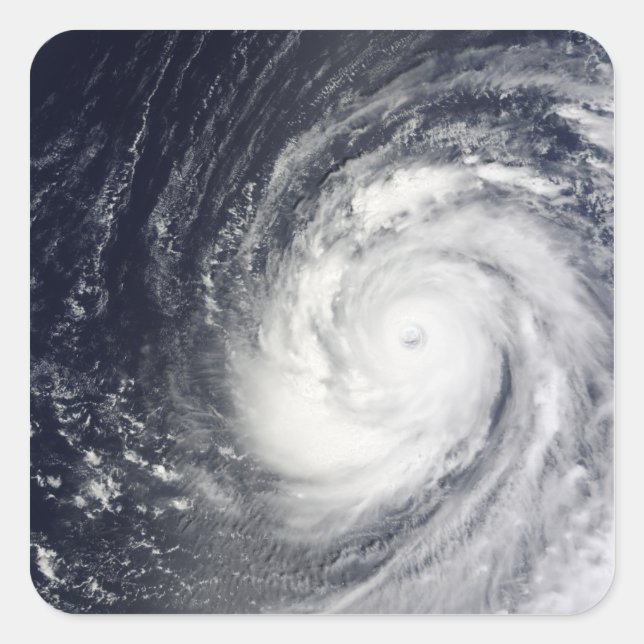 Sticker Carré Le super typhon Choi-wan (Devant)