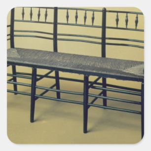 Sticker Carré Le Sussex précipitation-a assis la chaise (bois et