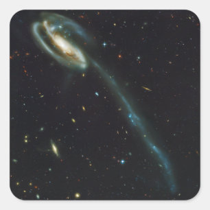 Sticker Carré Le Tadpole Galaxy UGC 10214