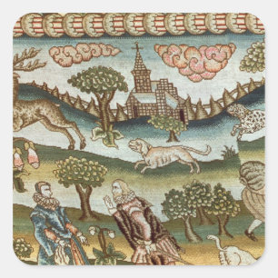 Sticker Carré Le tapis de table Bradford