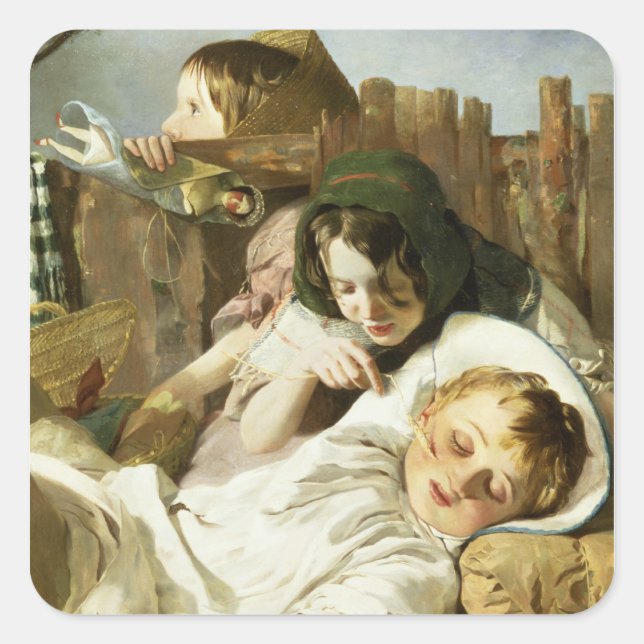 Sticker Carré Le Tease (Devant)