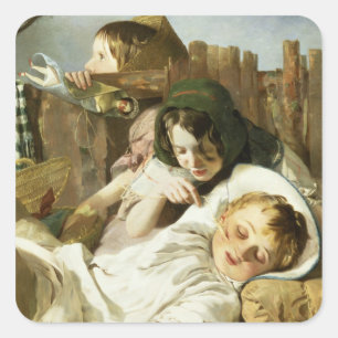 Sticker Carré Le Tease