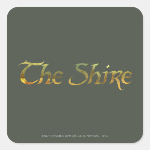Sticker Carré Le texturisé nommé de SHIRE™