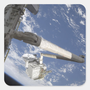 Sticker Carré Le transporteur de fret intégré