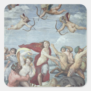 Sticker Carré Le triomphe de Galatea, 1512-14