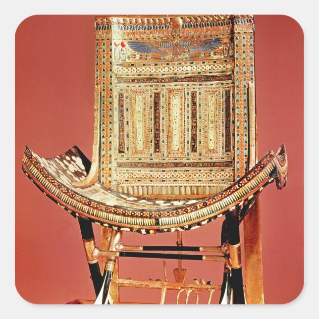 Sticker Carré Le trône ecclésiastique du pharaon (Devant)