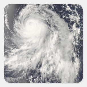 Sticker Carré Le typhon Nakri au large du Japon