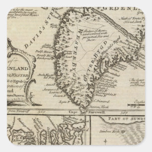 Sticker Carré Le vieux Groenland