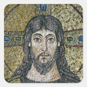 Sticker Carré Le visage du Christ