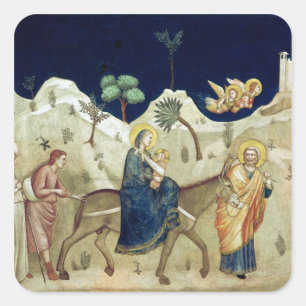 Sticker Carré Le vol vers l'Egypte 2