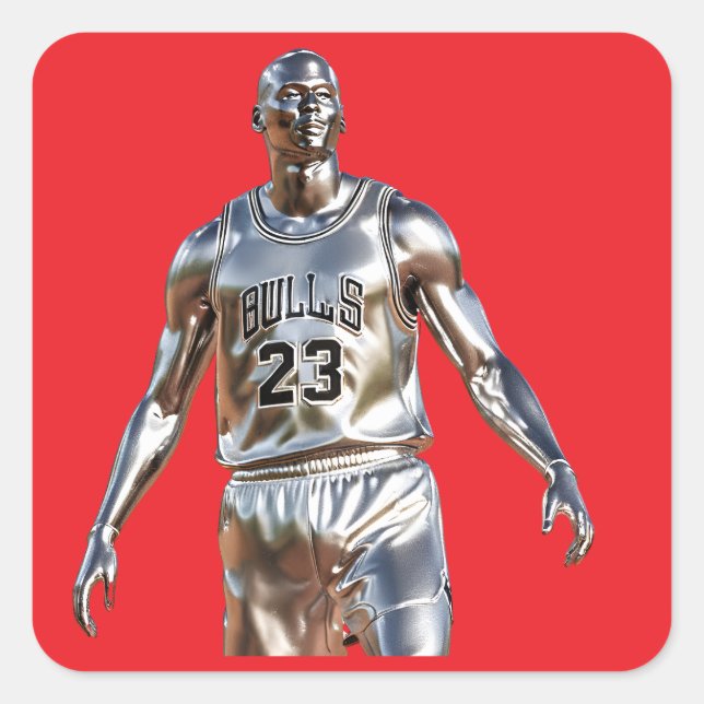 Sticker Carré Le vrai CHÈQUE (Devant)