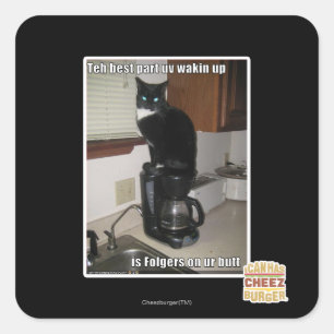 Sticker Carré le wakin UV de la meilleure partie