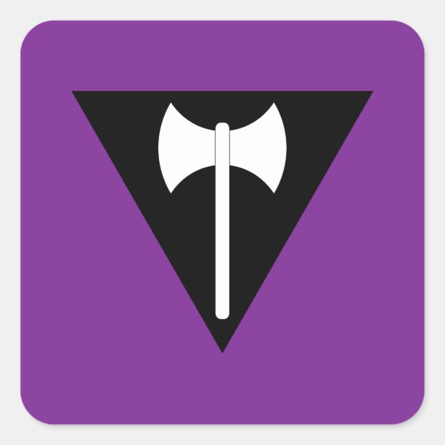 Sticker Carré Lebian Flag (Devant)