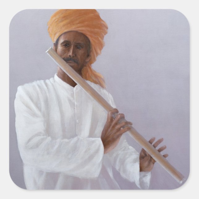 Sticker Carré Lecteur de flux (Devant)
