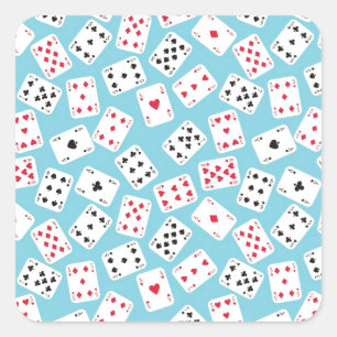 Sticker Carré Lecture de cartes