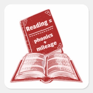 Sticker Carré Lecture des phonies de kilométrage