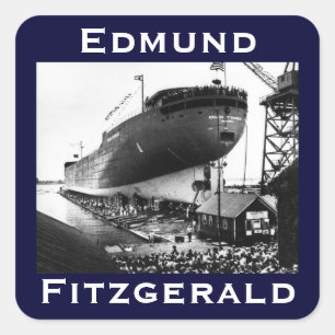 Sticker Carré L'Edmund Fitzgerald
