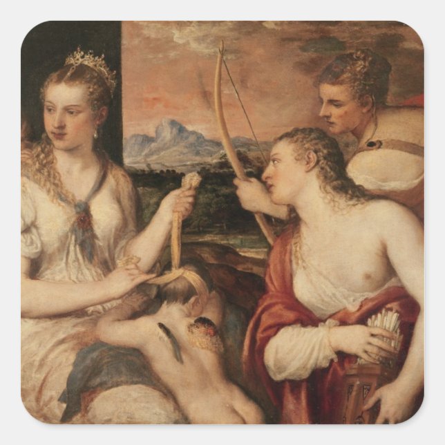 Sticker Carré L'éducation des adultes, c.1565 (Devant)