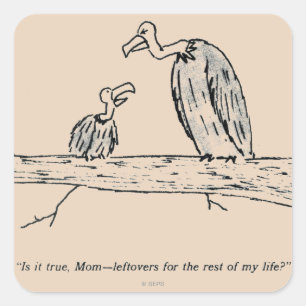 Sticker Carré Leftovers