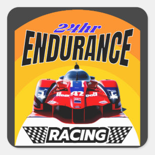 Sticker Carré Légendes de vitesse : 24h Endurance Racer