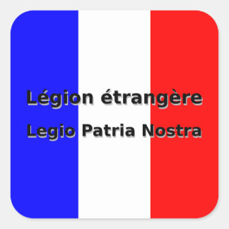 Sticker Carré Legion Etrangère - Legio Patria Nostra
