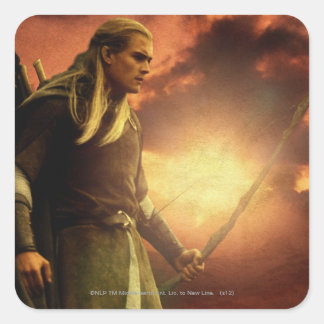 Sticker Carré LEGOLAS GREENLEAF™ avec Bow